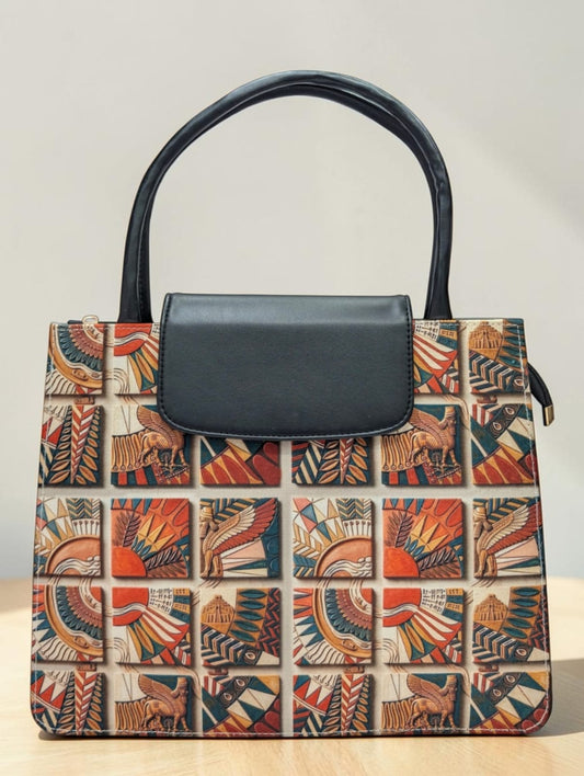 The Mono Flap Tote