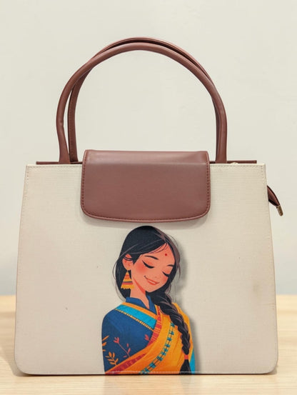 The Mono Flap Tote