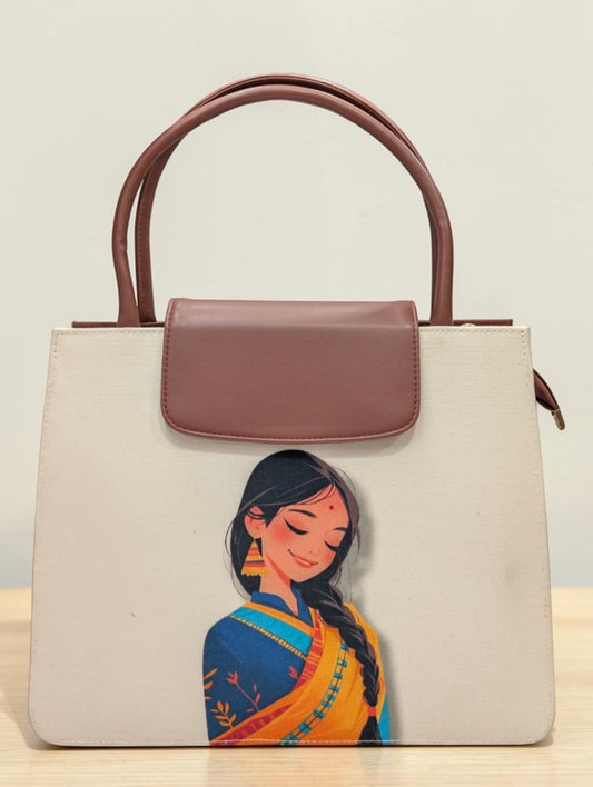 The Mono Flap Tote