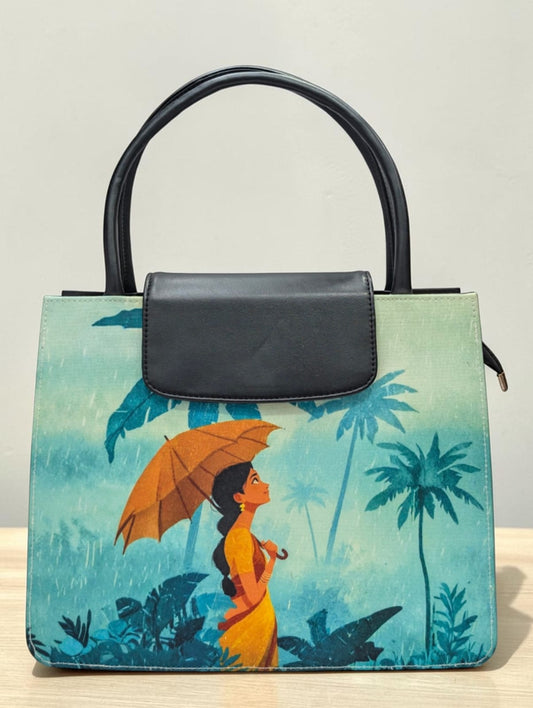 The Mono Flap Tote