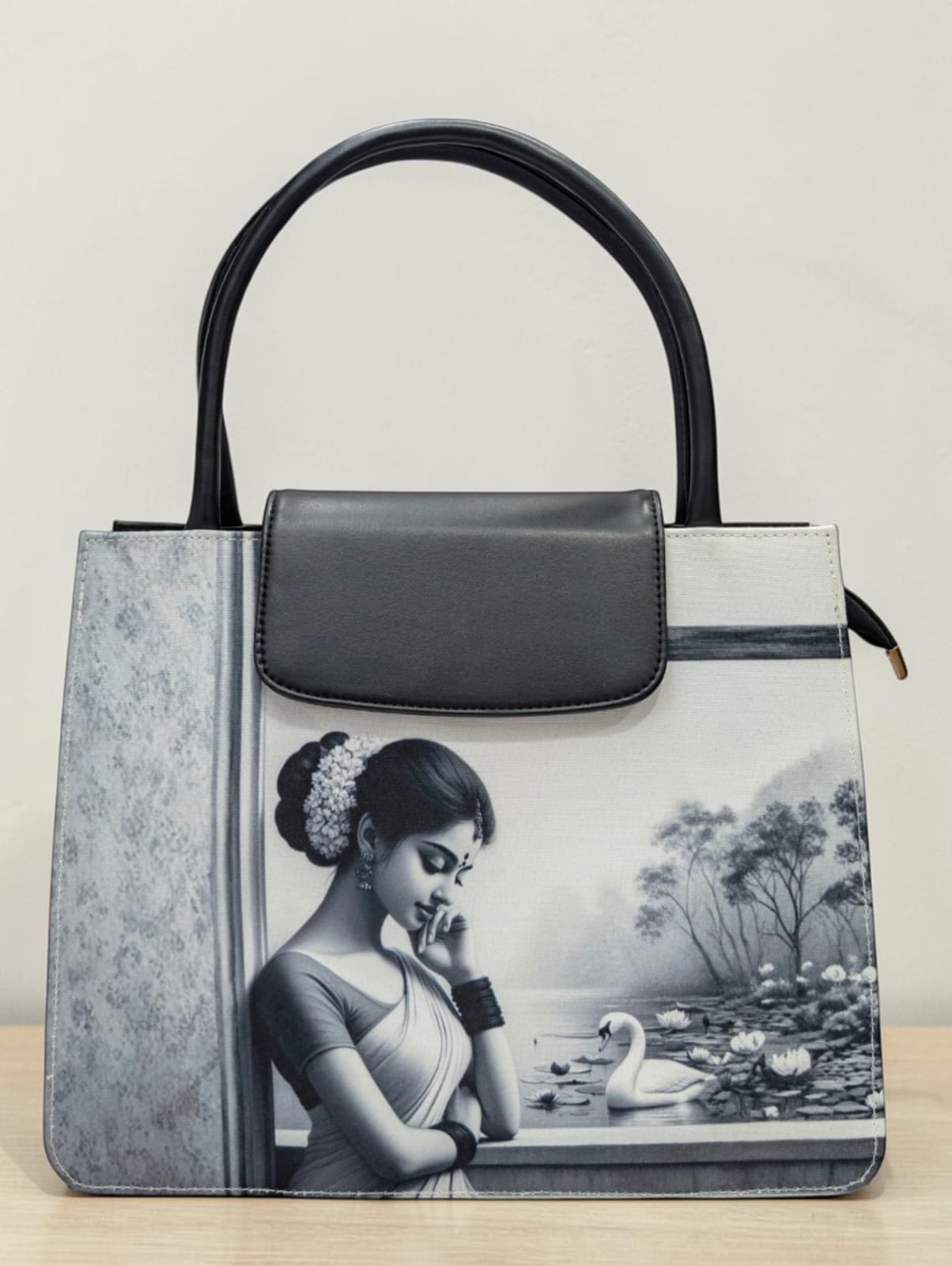 The Mono Flap Tote