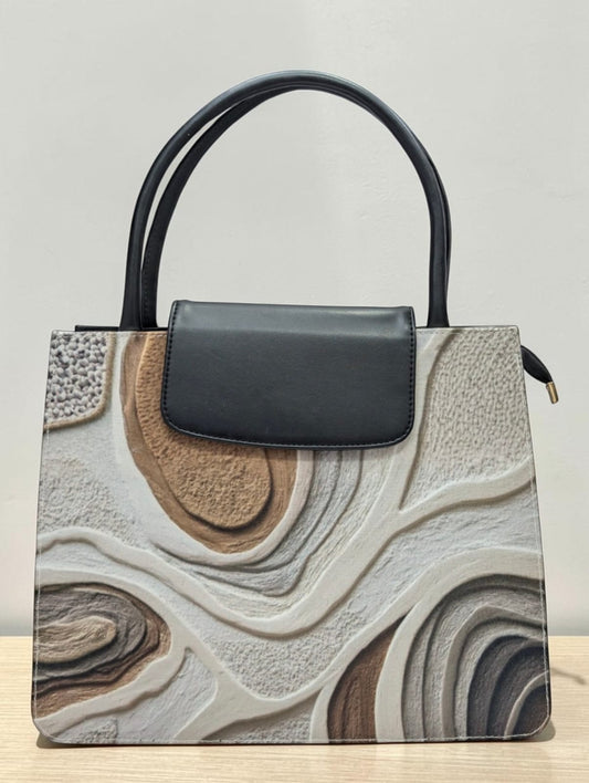 The Mono Flap Tote