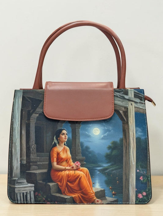 The Mono Flap Tote