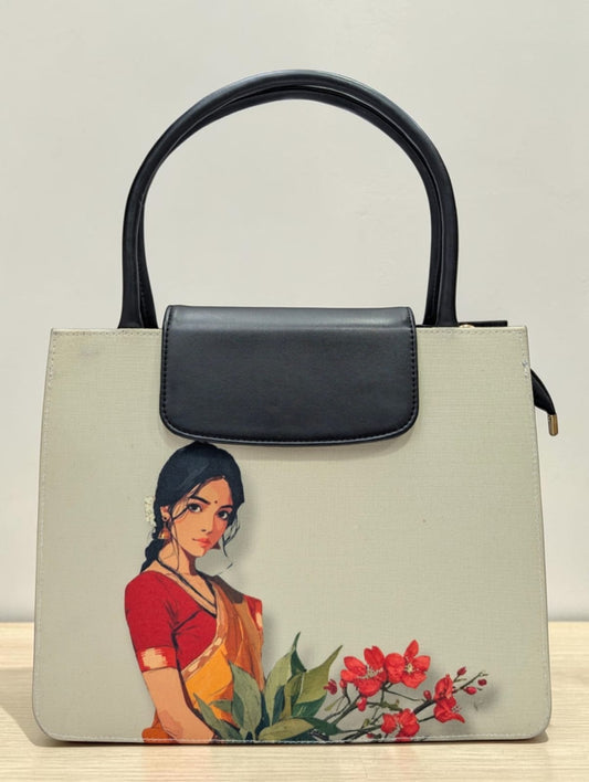 The Mono Flap Tote
