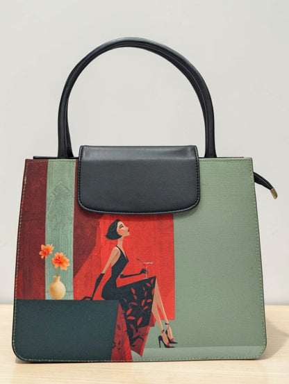 The Mono Flap Tote