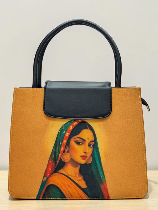 The Mono Flap Tote