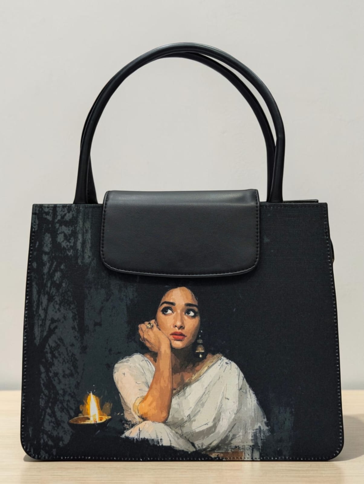The Mono Flap Tote