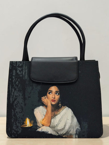 The Mono Flap Tote