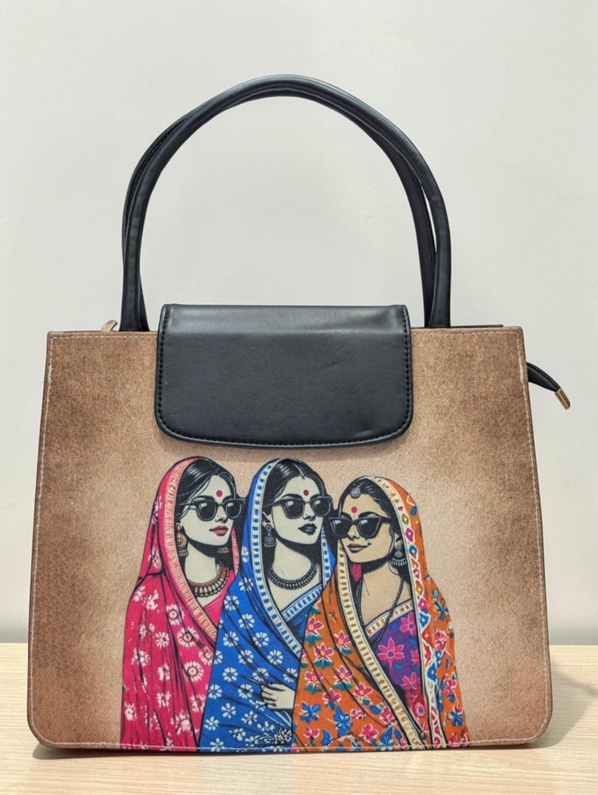 The Mono Flap Tote
