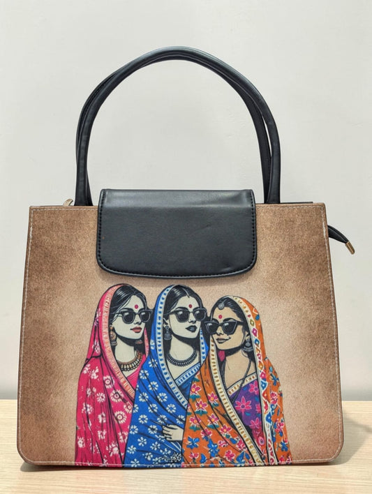 The Mono Flap Tote