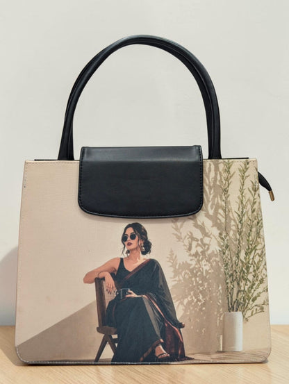 The Mono Flap Tote