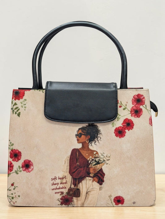 The Mono Flap Tote