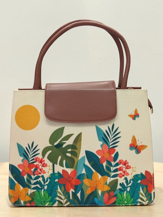 The Mono Flap Tote