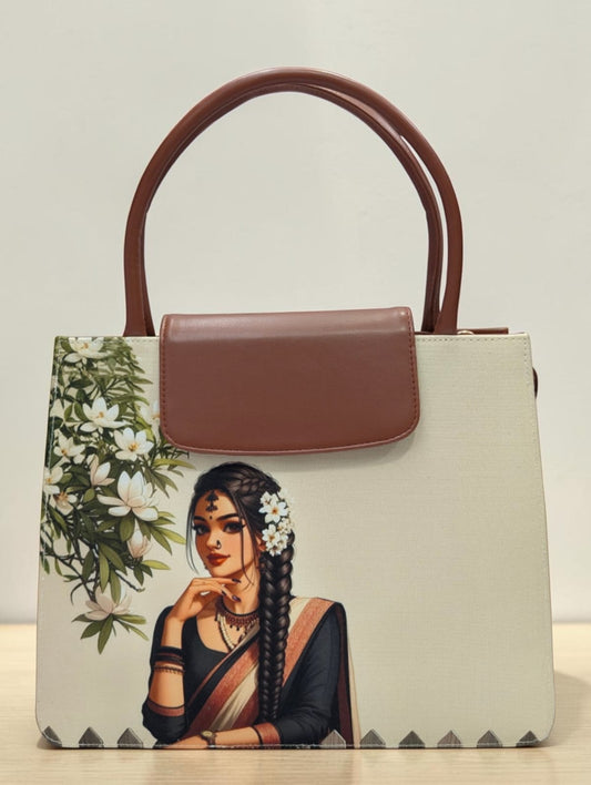 The Mono Flap Tote