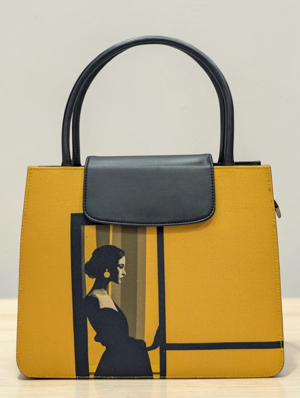 The Mono Flap Tote