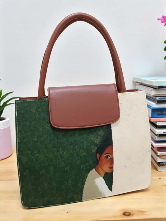 The Mono Flap Tote