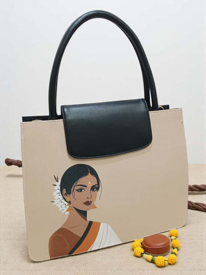 The Mono Flap Tote