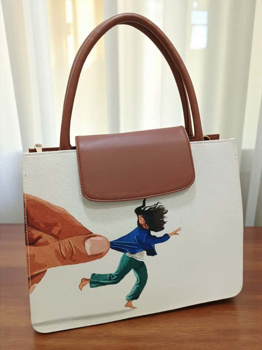 The Mono Flap Tote
