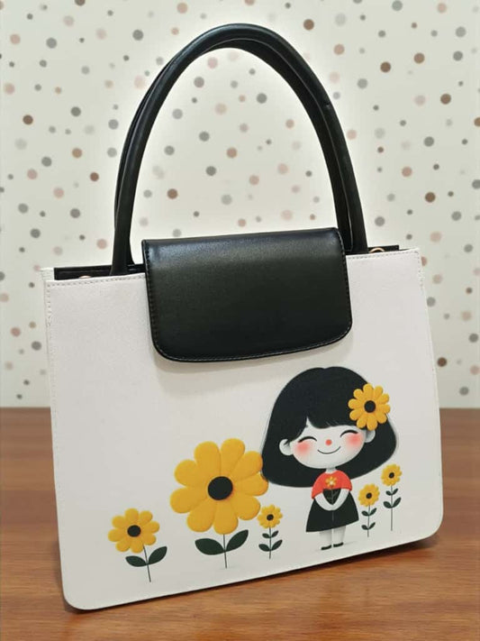 The Mono Flap Tote
