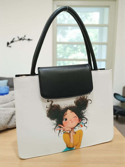 The Mono Flap Tote