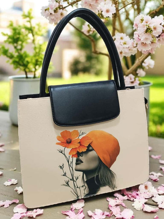 The Mono Flap Tote