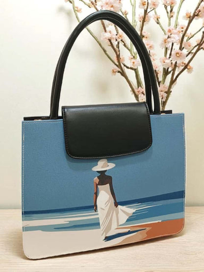 The Mono Flap Tote