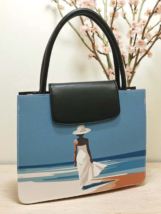 The Mono Flap Tote