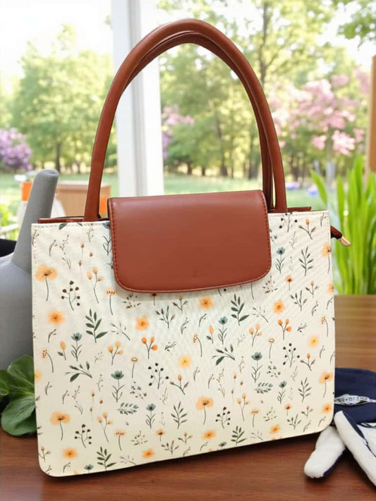 The Mono Flap Tote