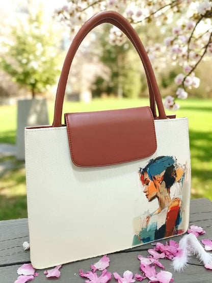 The Mono Flap Tote