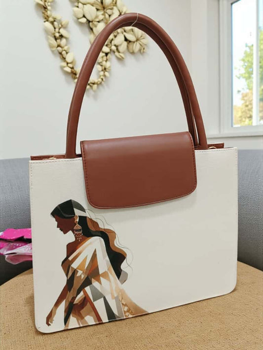 The Mono Flap Tote