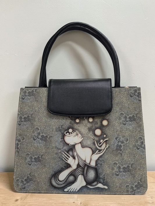 The Mono Flap Tote