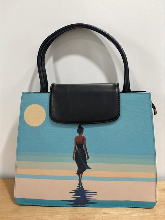 The Mono Flap Tote