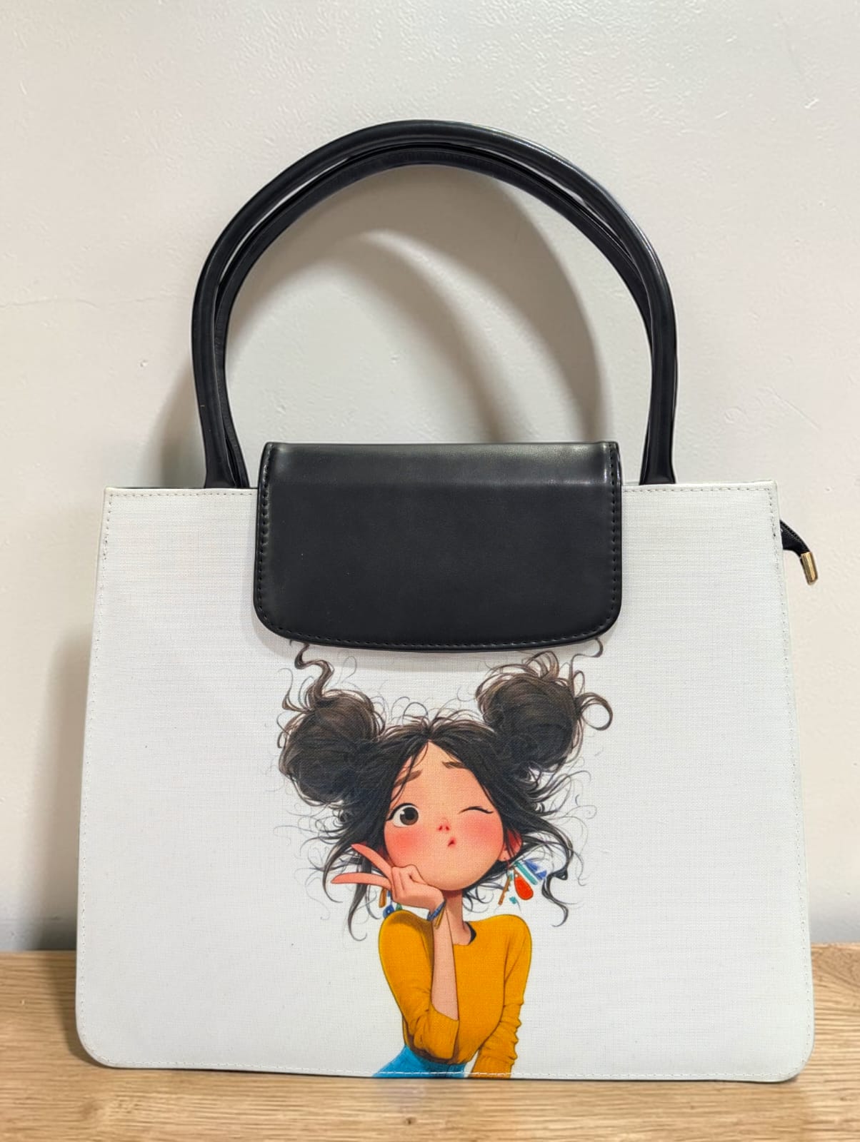 The Mono Flap Tote