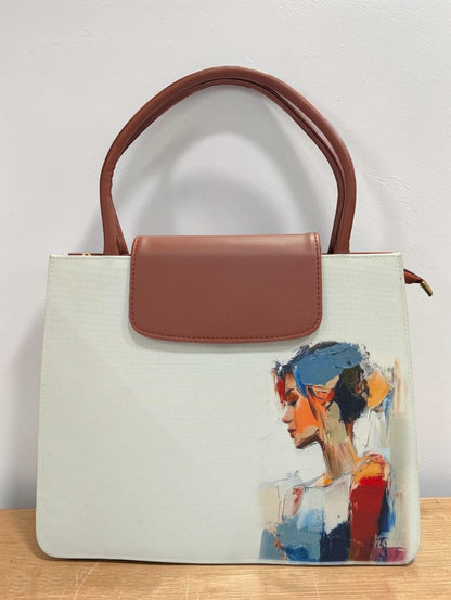 The Mono Flap Tote