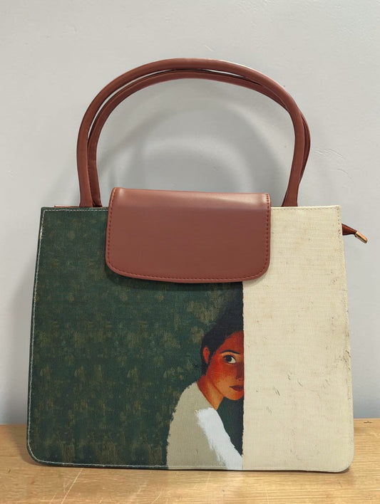 The Mono Flap Tote