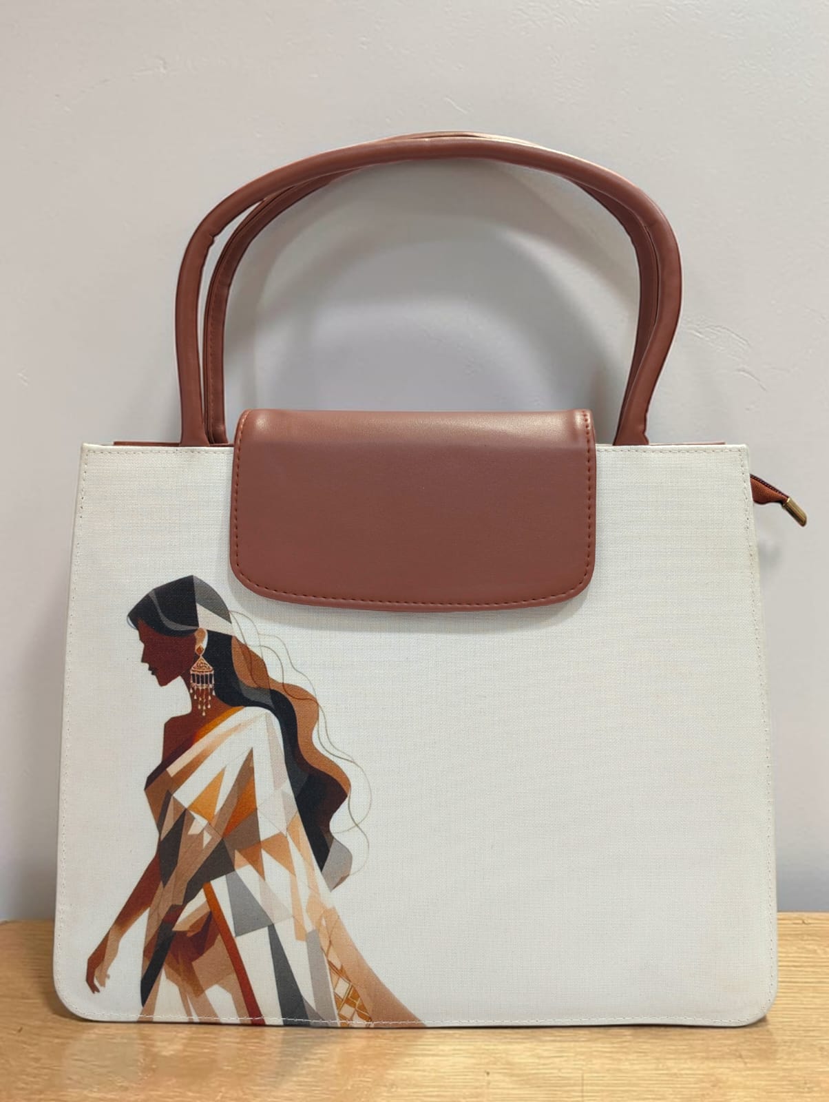 The Mono Flap Tote