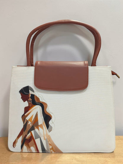 The Mono Flap Tote