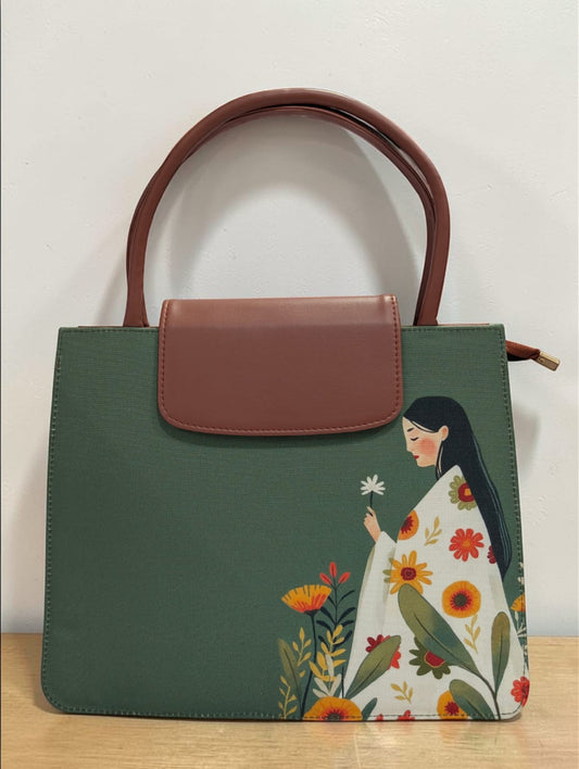 The Mono Flap Tote