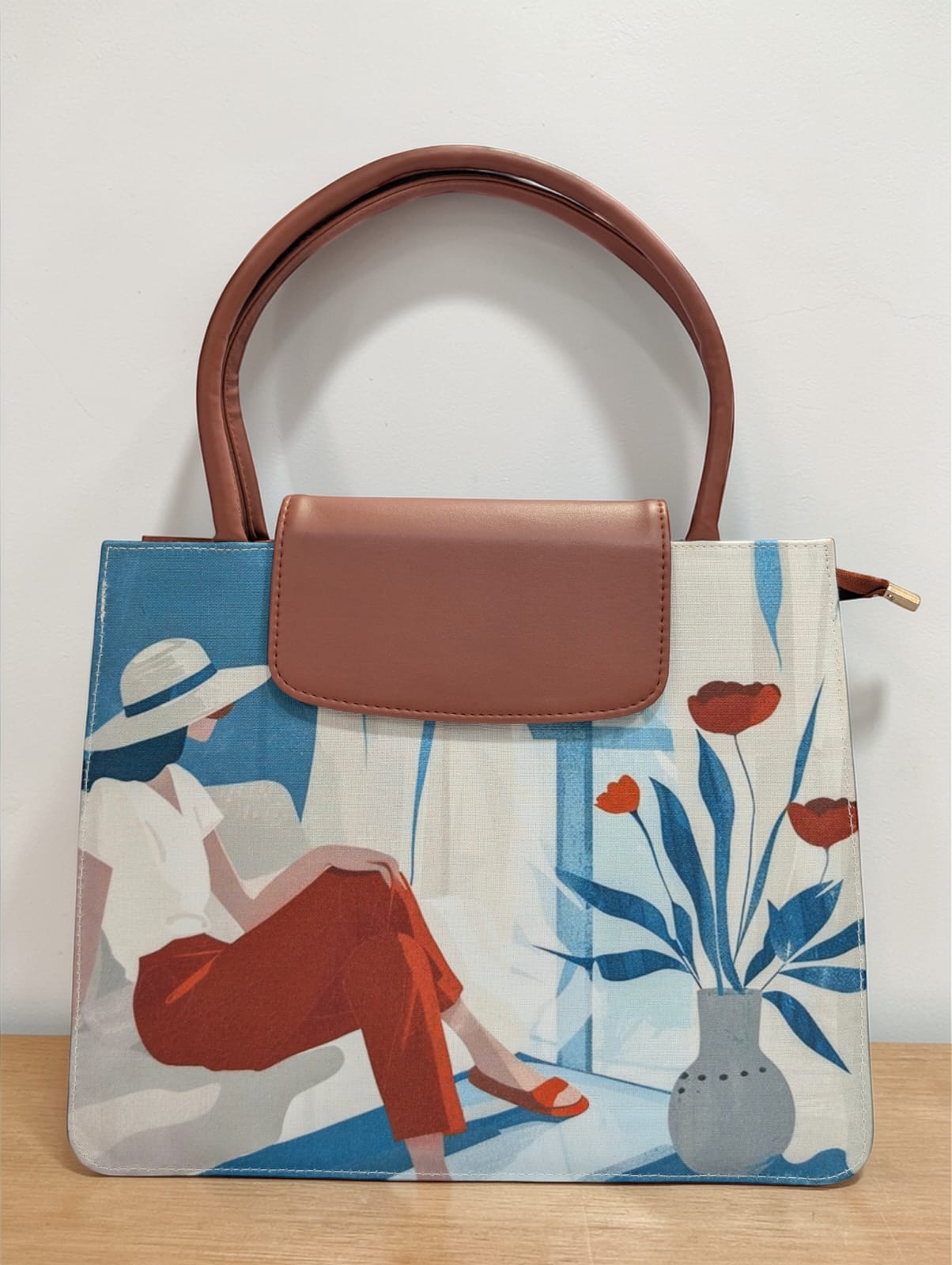 The Mono Flap Tote