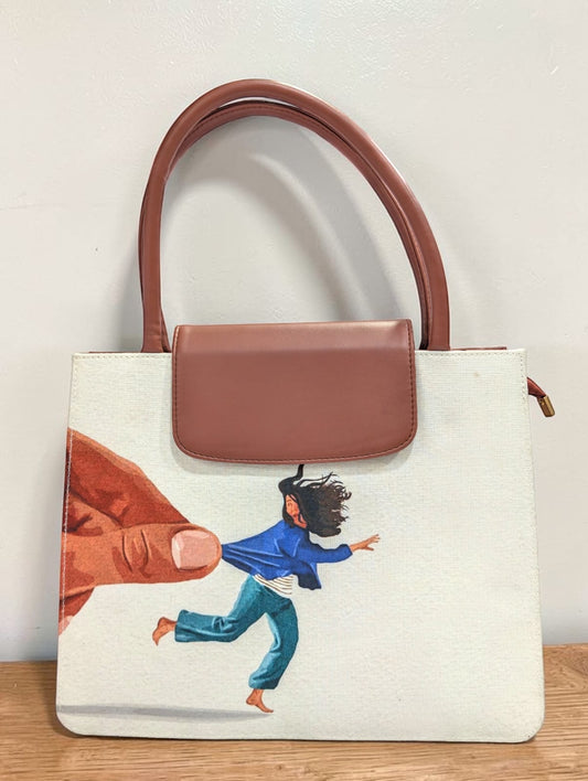 The Mono Flap Tote