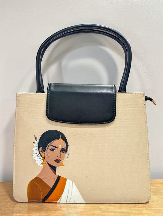 The Mono Flap Tote