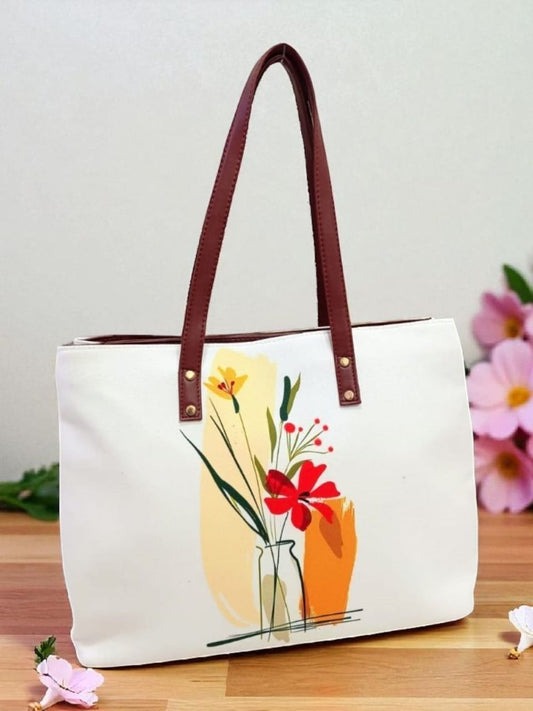 Azha - The 3 Pocket Printed Tote