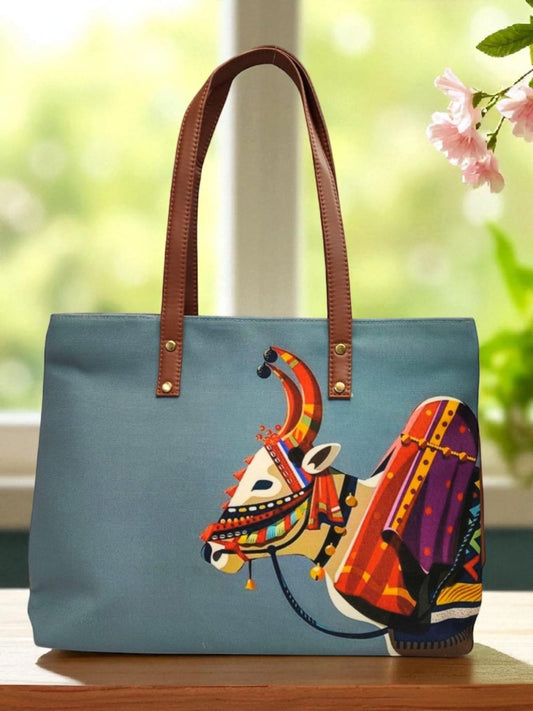 The 3 Pocket Printed Tote