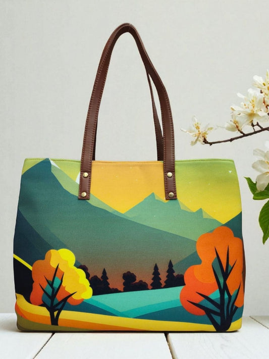 The 3 Pocket Printed Tote