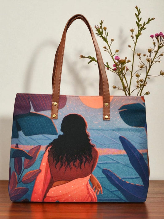 The 3 Pocket Printed Tote