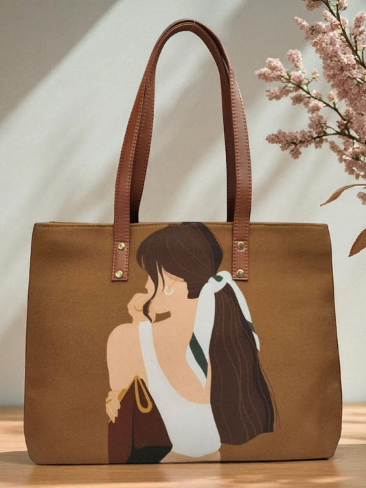 The 3 Pocket Printed Tote