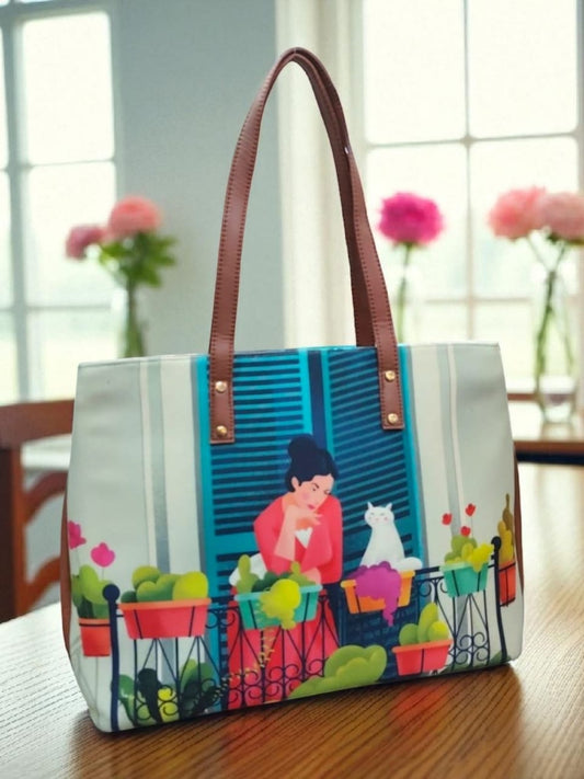 The 3 Pocket Printed Tote