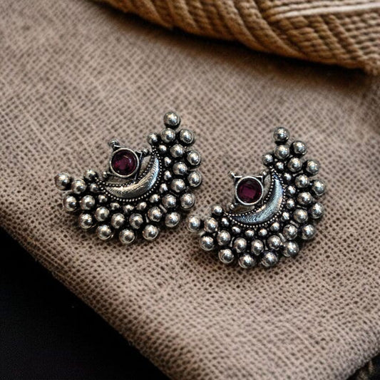 Oxadised Earrings - By "ZEVAR"