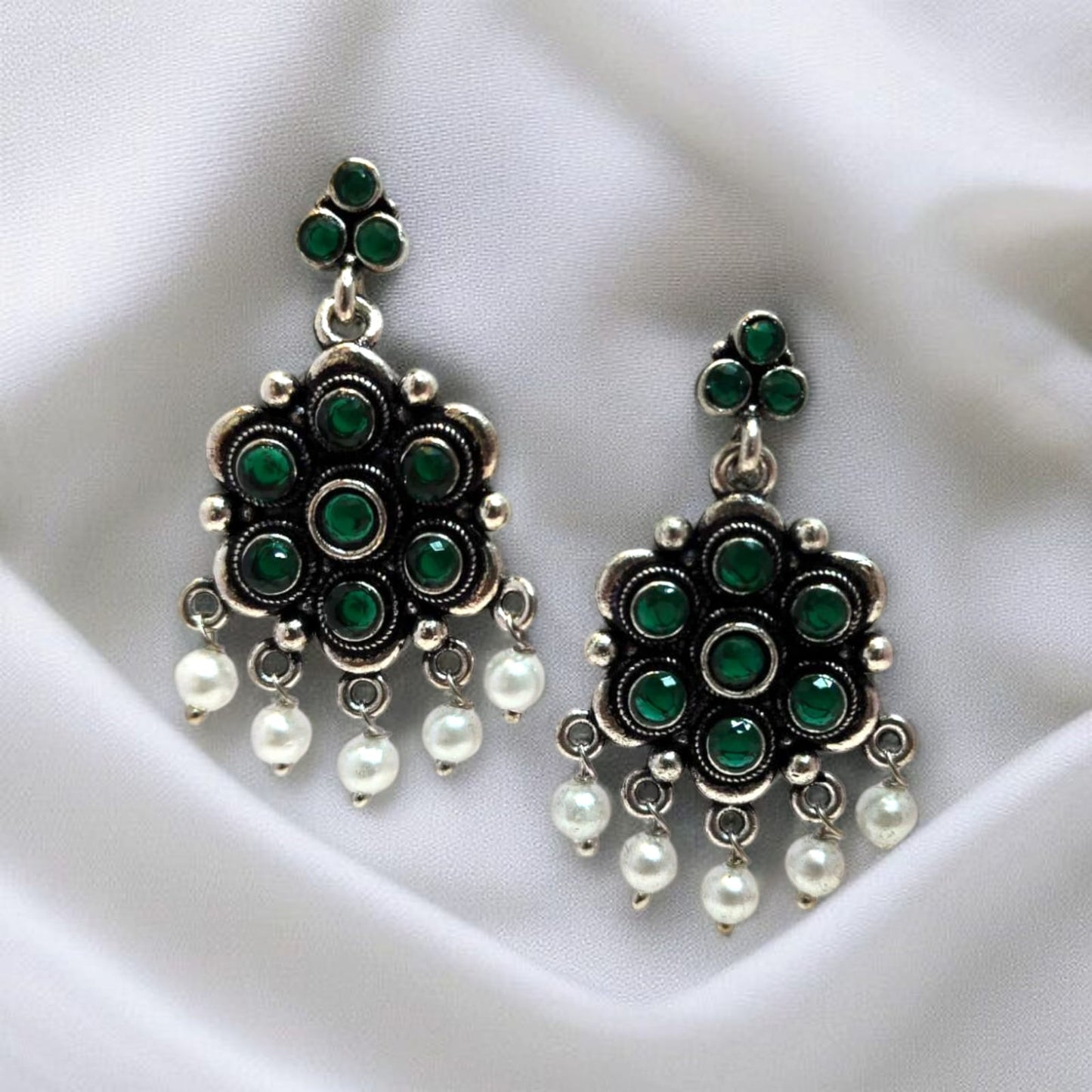Oxadised Earrings - By "ZEVAR"