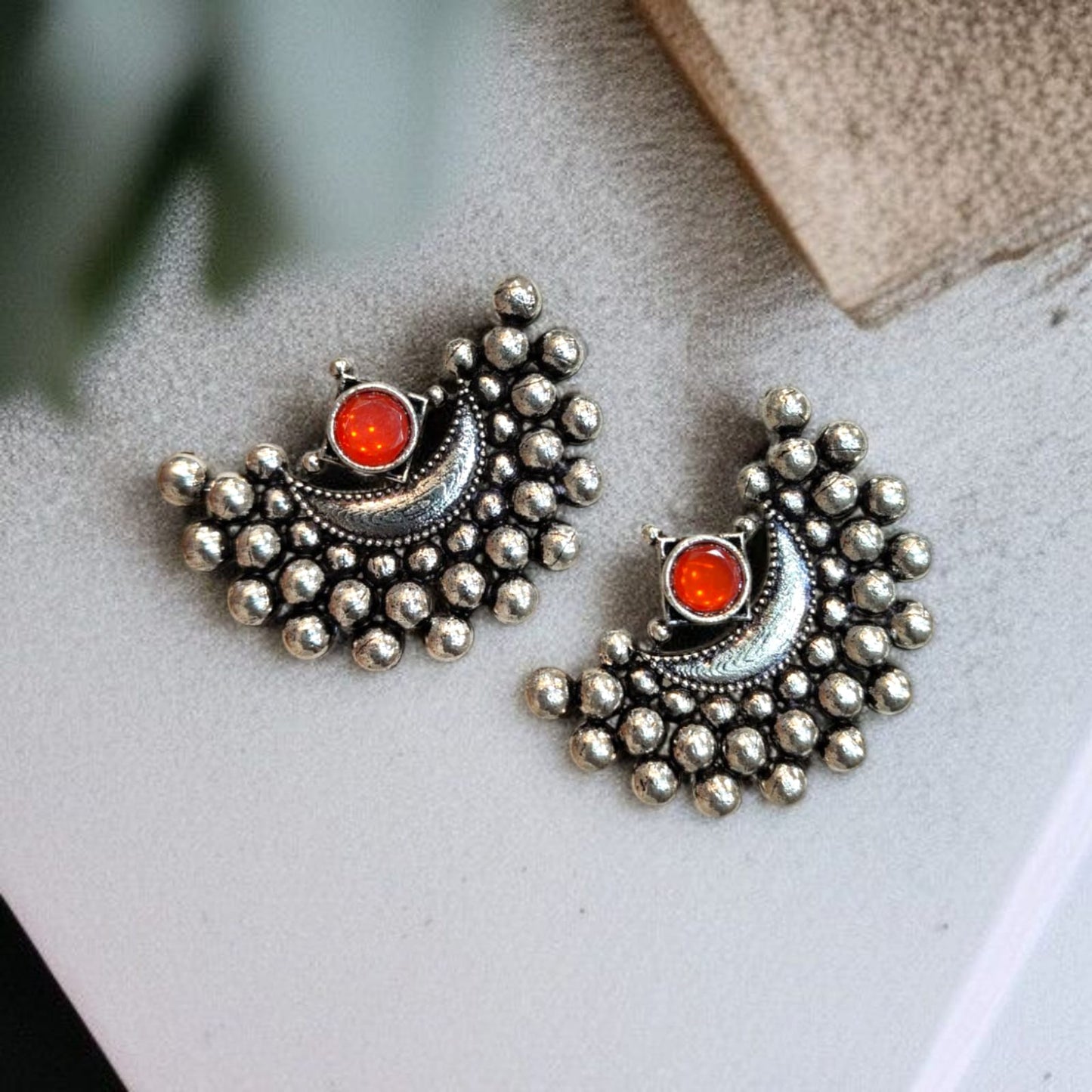 Oxadised Earrings - By "ZEVAR"